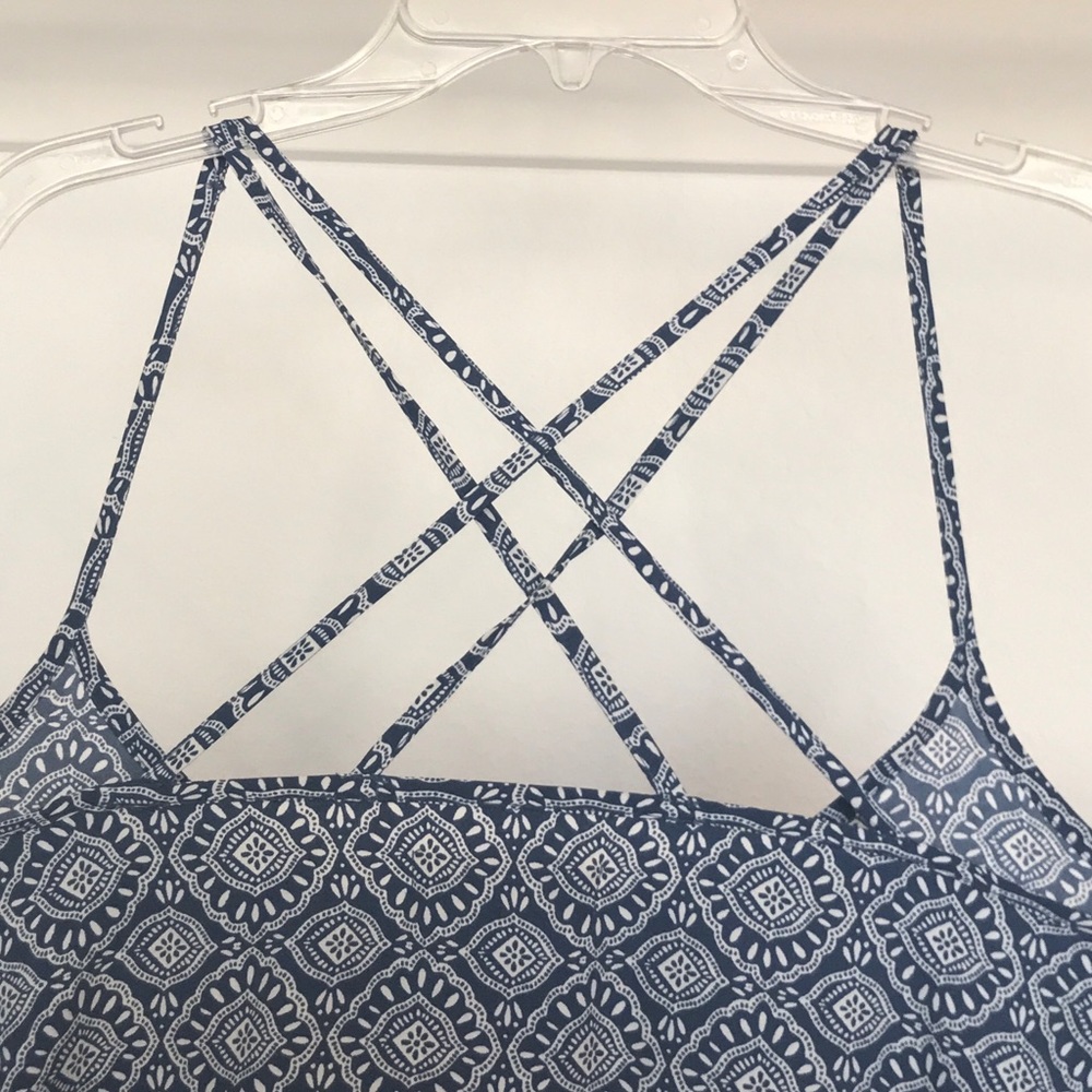 Hollister Patterned Spaghetti Strap Top